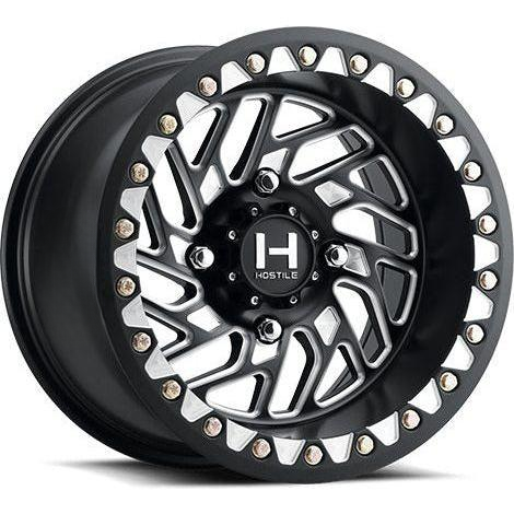 6_cleanup H316 Jigsaw UTV Beadlock Wheel (Satin Black Milled)